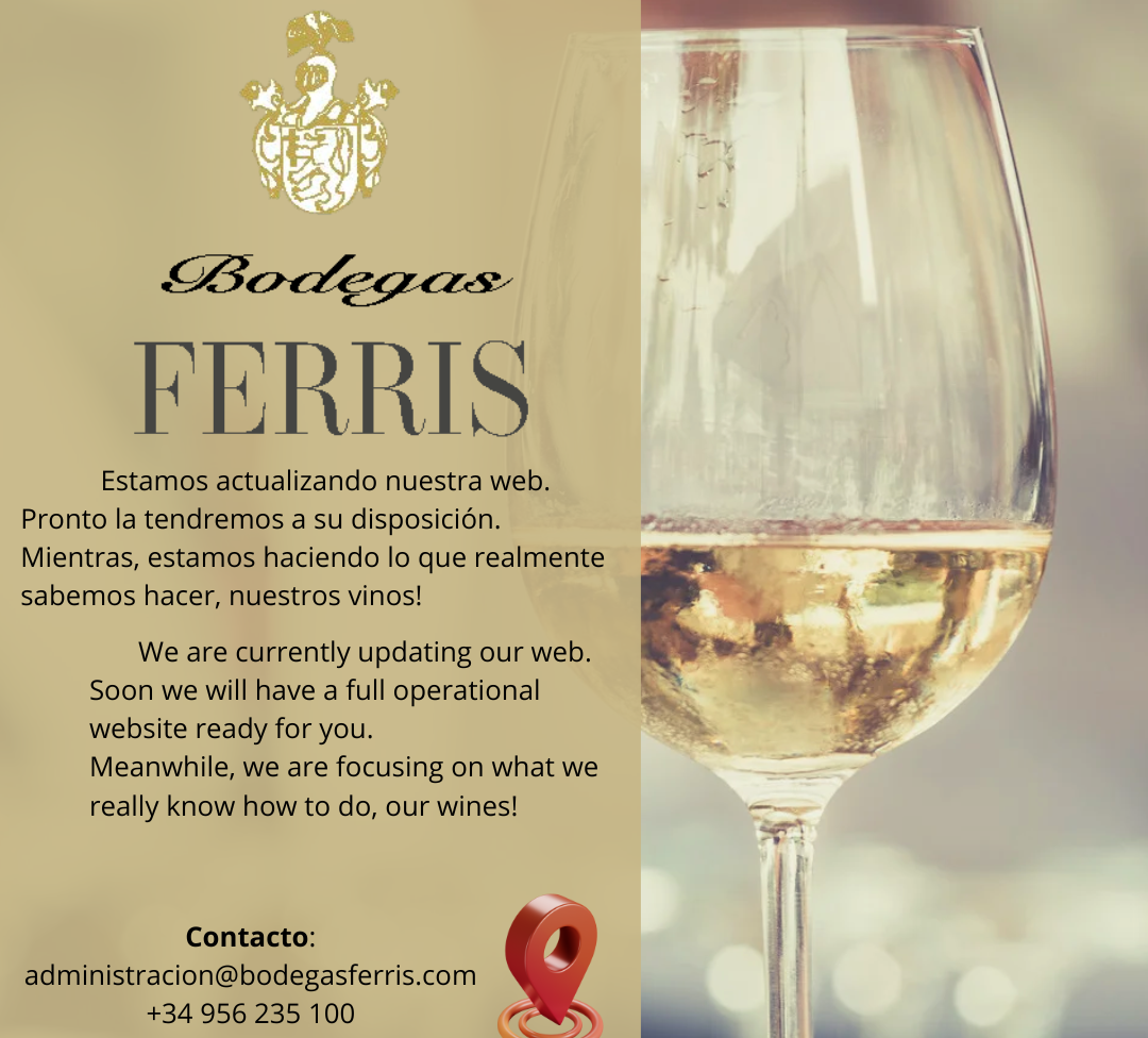 Muy pronto - la web de Bodegas Ferris
